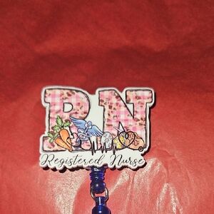 RN Registered Nurse Badge Reel